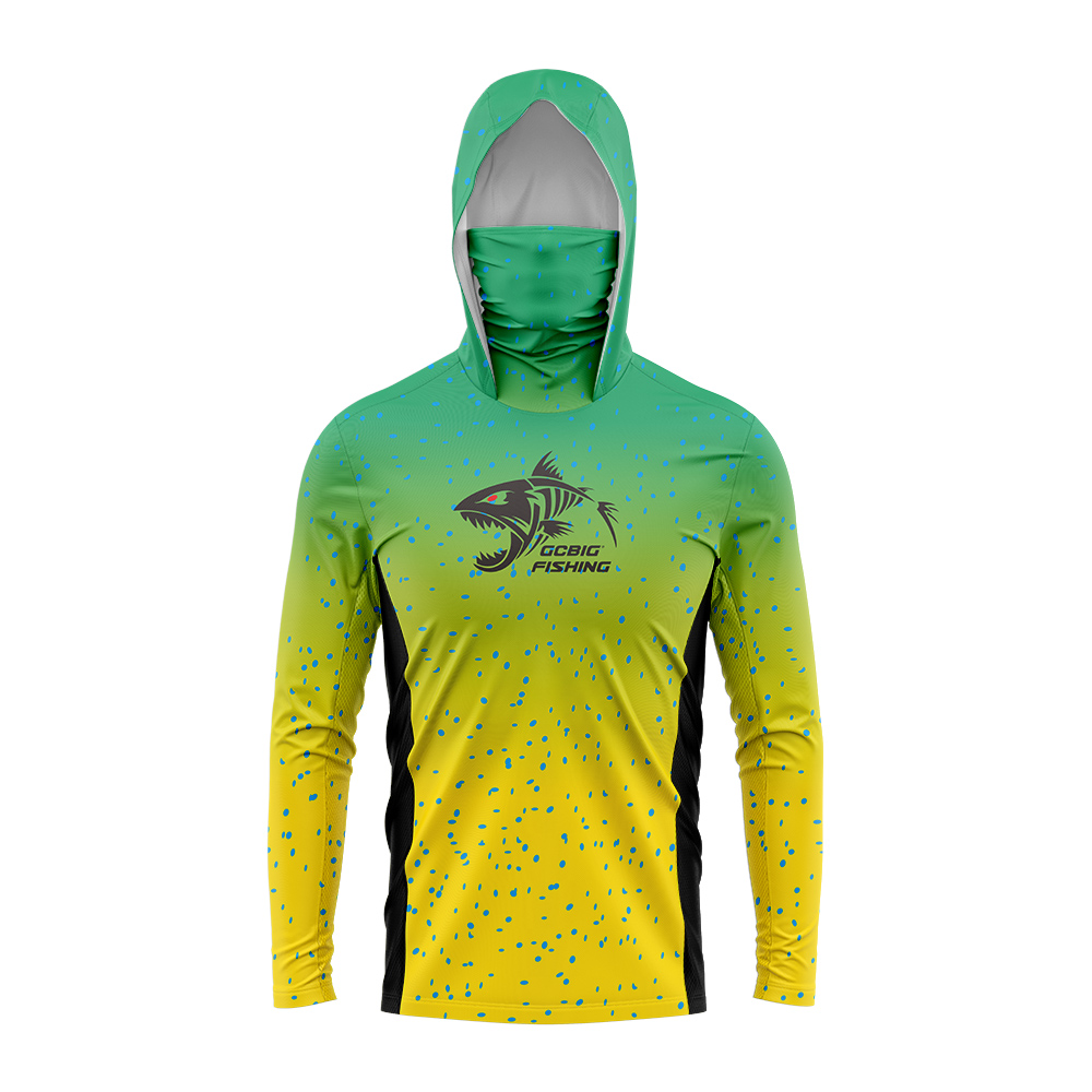 Fishing Hoodie - Mens Outdoor Long Sleeve Fishing Clothes