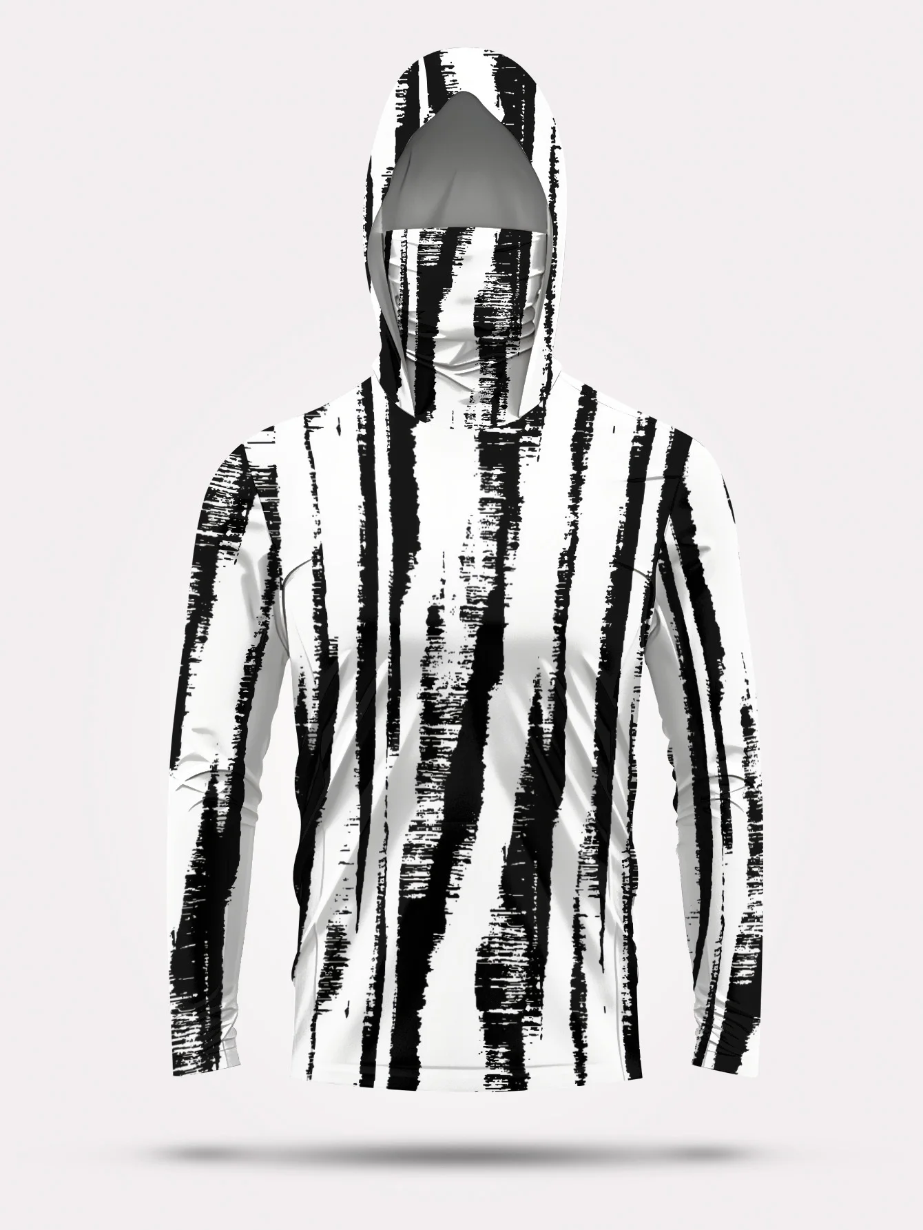 Men Black‑White Stripe Fishing - đánh giá và giá Fishing Mask Sun Protection