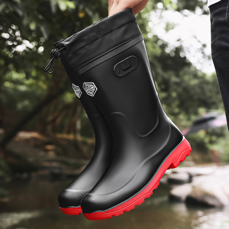 Men's high-top casual rain boo - đánh giá và giá Fishing Boots