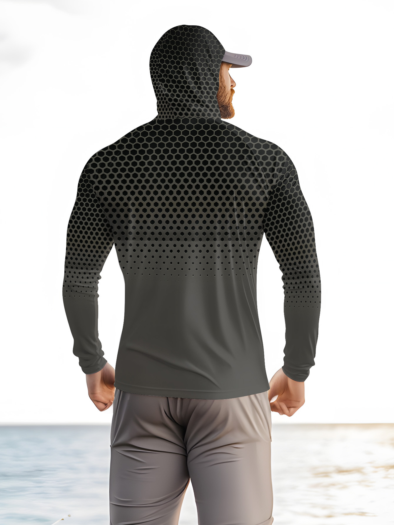Men Summer UPF50+ Fishing Hood - đánh giá và giá Fishing Hoodie