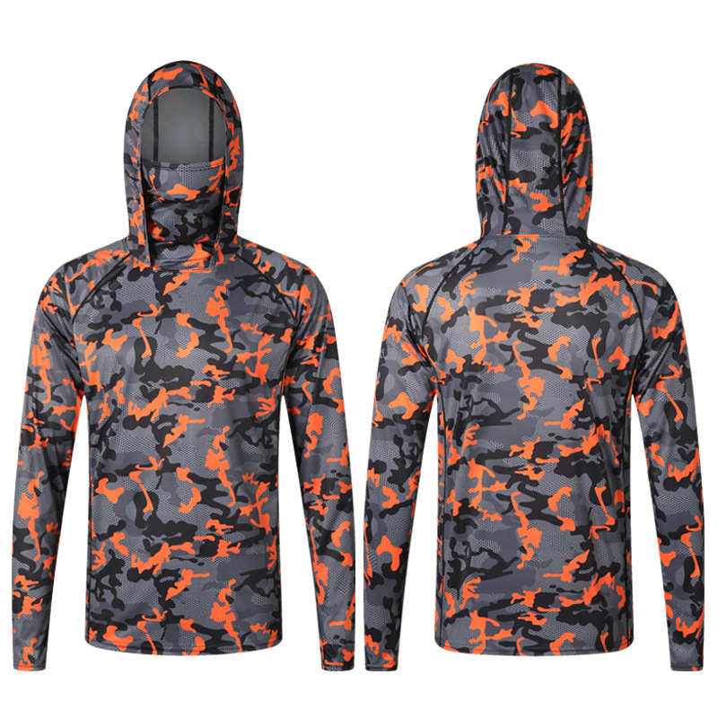 Camouflage Fishing T-shirt wit - đánh giá và giá Fishing Shirt Uv Protection