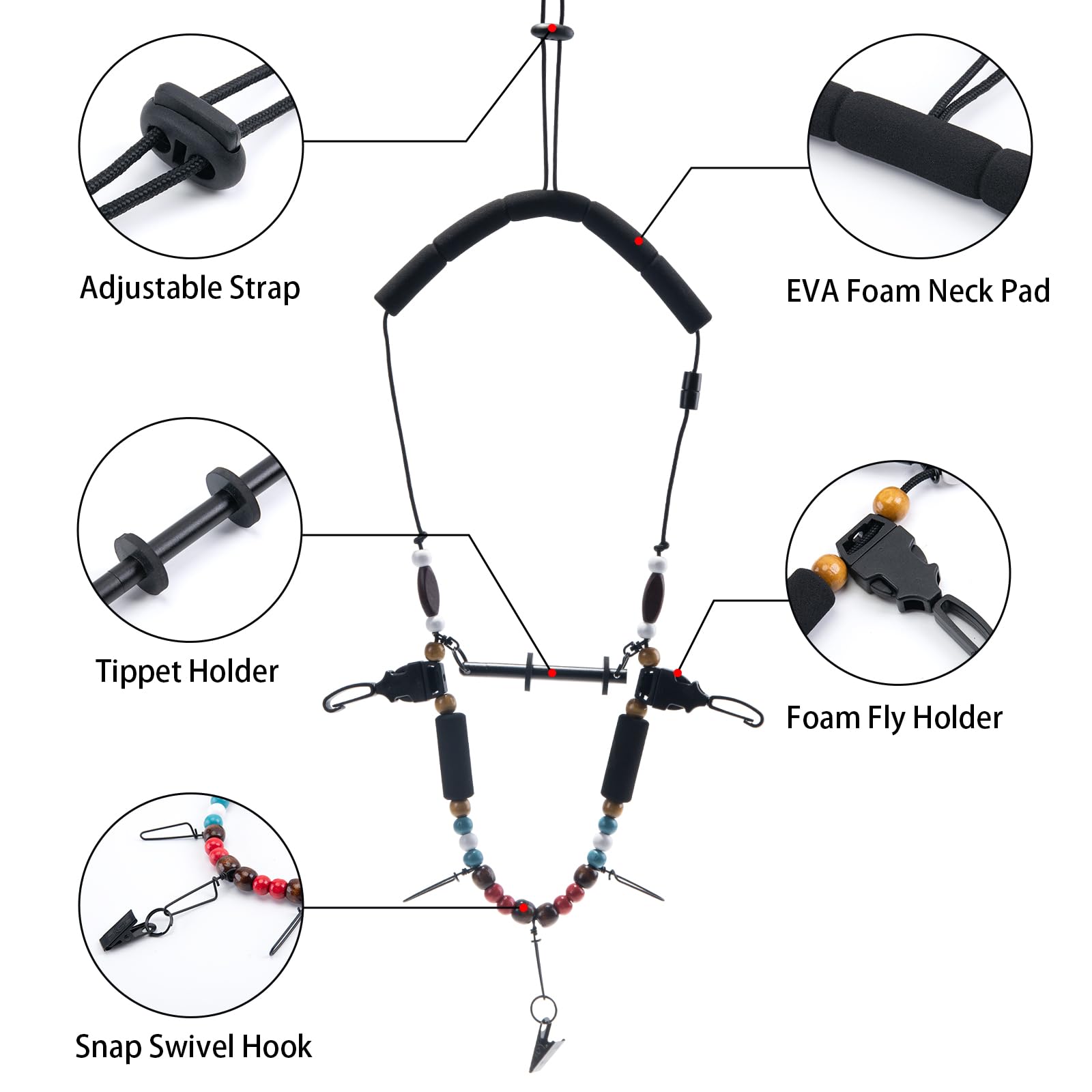 Goture Fly Fishing Lanyard Lig - đánh giá và giá Fishing Belt