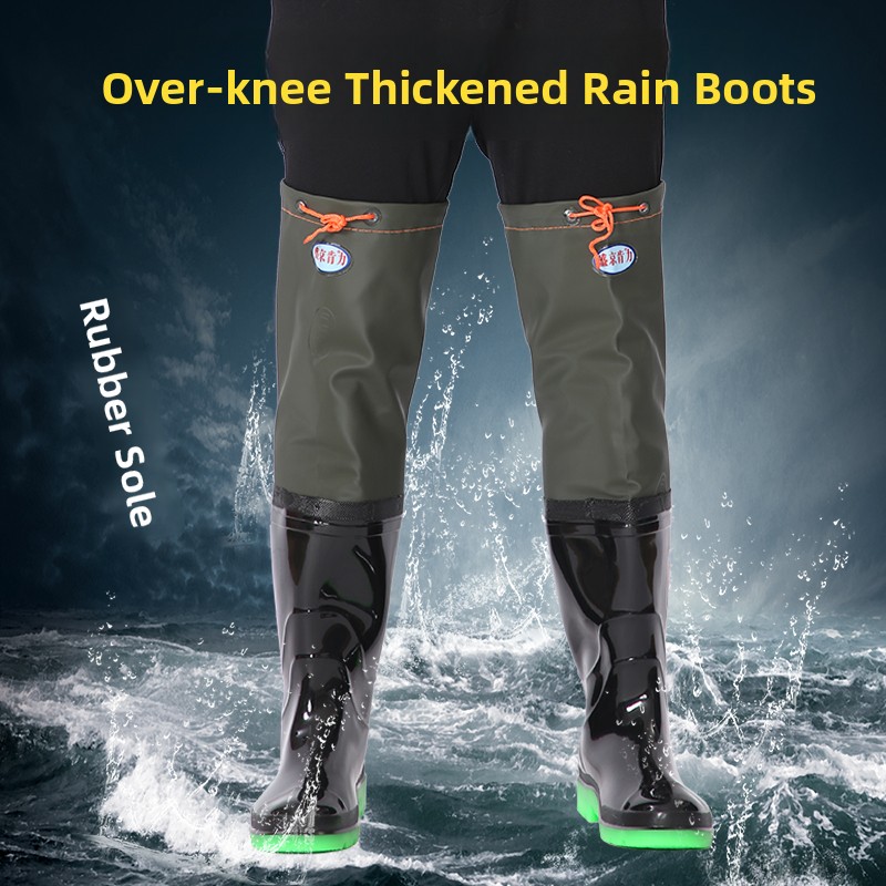 Thickened Over-Knee Rain Boots - đánh giá và giá Fishing Boots